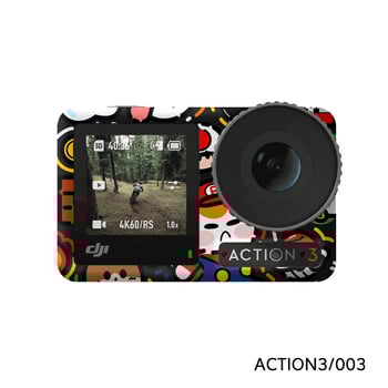 Osmo Action 3 matricák teljes testmembrános védőfóliával (PVC, testreszabható képek)