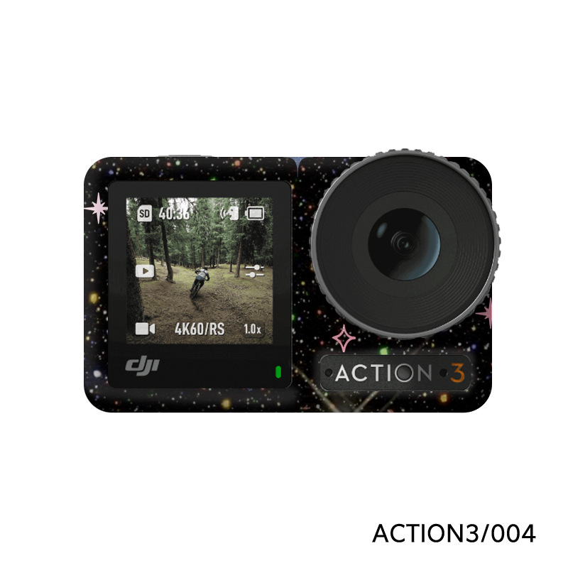 Osmo Action 3 matricák teljes testmembrános védőfóliával (PVC, testreszabható képek)