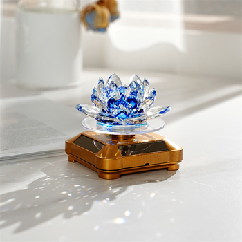 Кристална лотосова кола слънчева украса - Qiannuo, кристал, модерен стил, украса