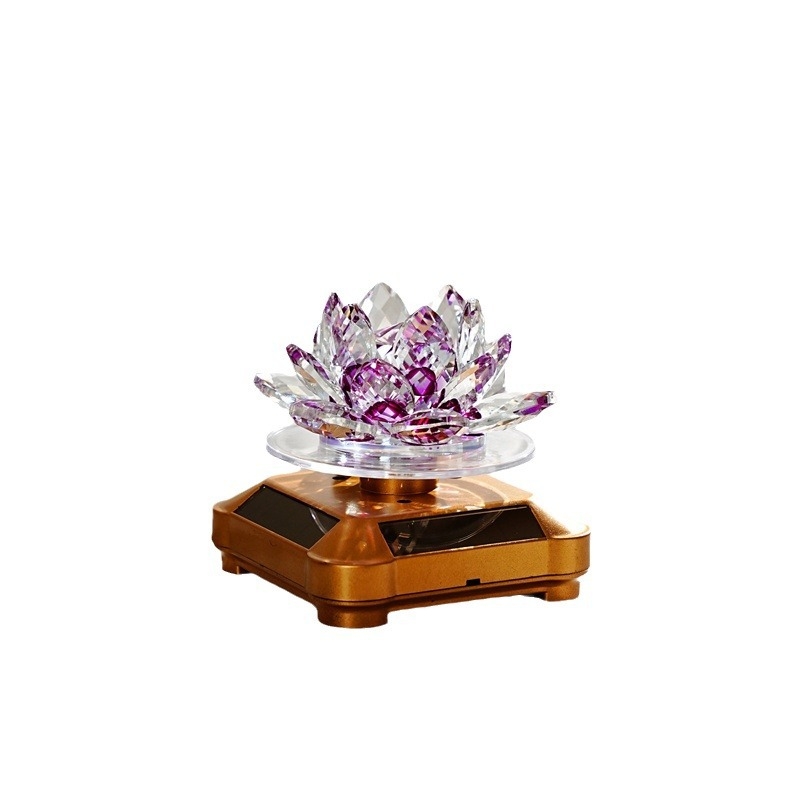 Кристална лотосова кола слънчева украса - Qiannuo, кристал, модерен стил, украса