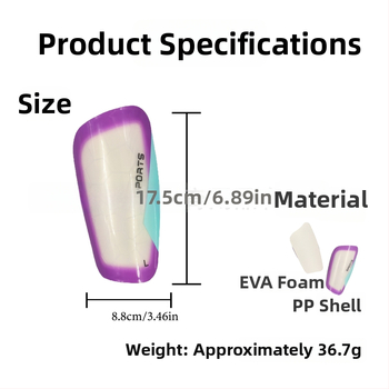 Protektory holene na futbal - z plastu, insertný typ, MCA značka