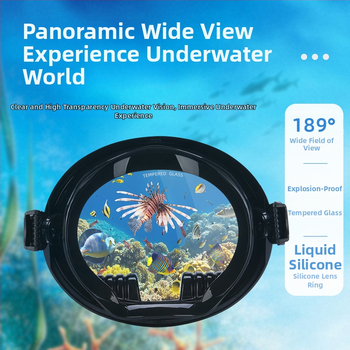 Maska za ronjenje za odrasle s velikim okvirom, HD jasno za slobodno ronjenje i snorkeling