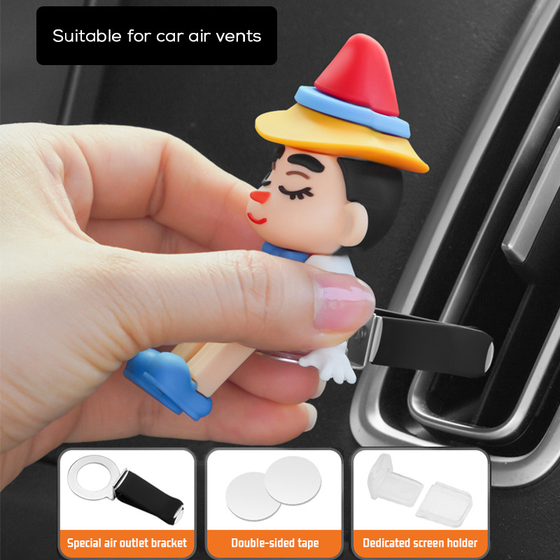 Автомобилен декоративен аксесоар – кукла с треперещи крака (материал: гума; стил: карикатура; функция: намалява стреса)