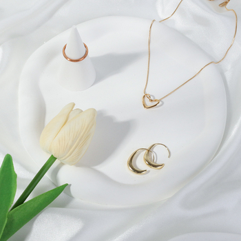 Farfurie decor pentru fotografie – farfurie în formă de nor, neregulată, pentru fotografierea produselor – Mirror Shadow 1108 ipsos, fond textil