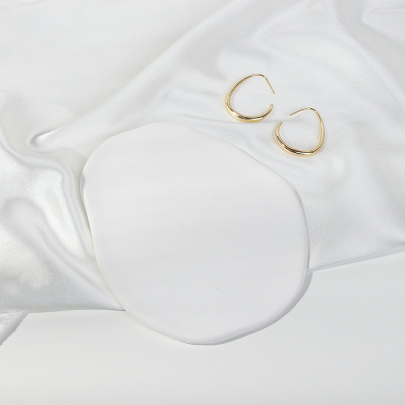 Farfurie decor pentru fotografie – farfurie în formă de nor, neregulată, pentru fotografierea produselor – Mirror Shadow 1108 ipsos, fond textil