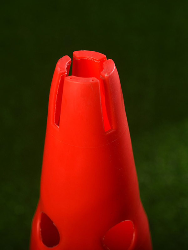 52 cm plastična kanta s debelim četvrtastim dnom i otvorima, za nogometni trening, prepreke i konuse za treniranje