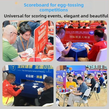 PVC bodovacia tabuľa pre badminton, stolný tenis a volejbal — výmenná karta a taktická doska, rozhodcovský displej