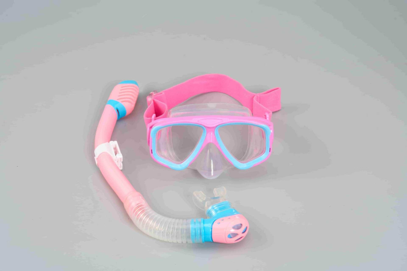 Set za ronjenje: silikon maske i snorkel s potpuno suhom maskom te elastična tkanina za glavu