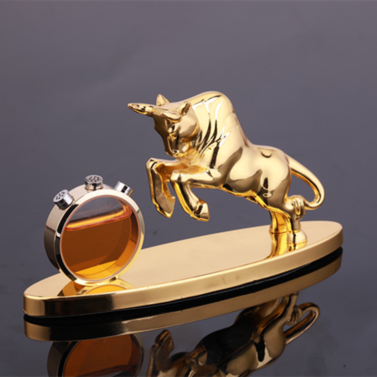 Автомобилна ароматна украса Chi Tiger, сплав, модерен стил, парфюм за автомобил, конна форма, кръгъл дизайн