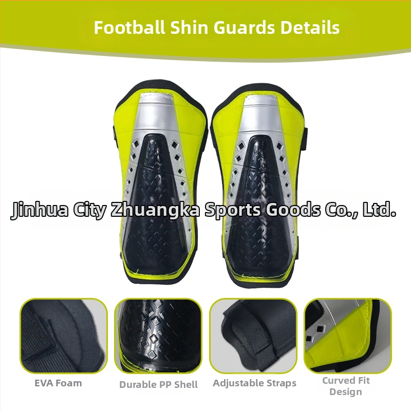 MAICCA futbalové štíty na holene – dvojvrstvové plastové chrániče pre dospelých a deti