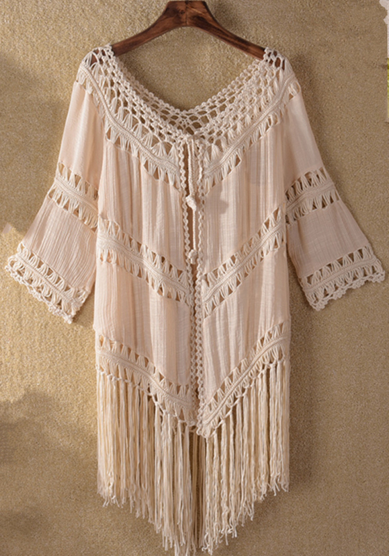 Dvostruki otvoreni crochet top za zaštitu od sunca za plažu, akrilna smjesa 50%, podstava od Slub pamuka 50% poliester, 270 g, za plivanje i hodanje u plićaku