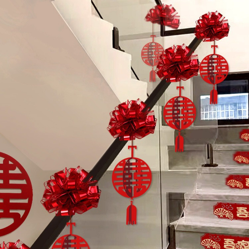 Σετ διακόσμησης σκάλας για γάμο - κορδέλα και KT πλάκα διακοσμητικά props, μάρκα Yueqian, μοντέλο AL1010540429, Κατηγορία: Αξεσουάρ διακόσμησης χώρου