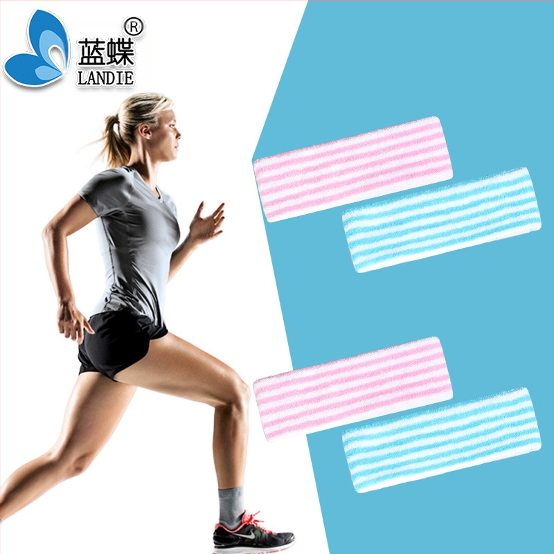 Pás na vlasový pás z bavlny pre šport a krásu – materiál: bavlna-spandex-latex vlákno; Značka: Blue Butterfly; použitie: beh, fitnes, jóga; licencovaná súkromná značka: Áno