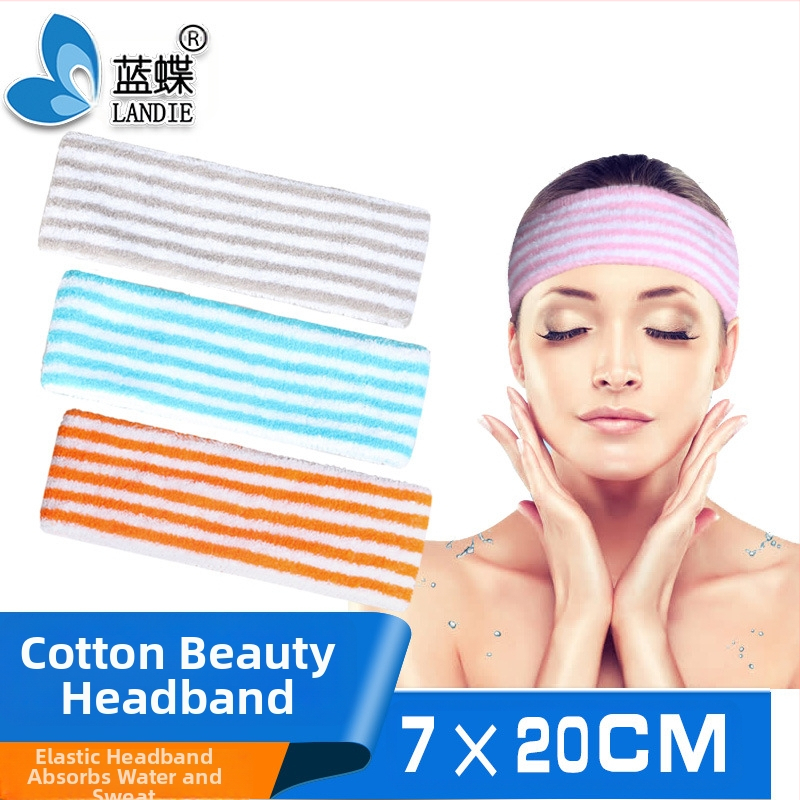 Pás na vlasový pás z bavlny pre šport a krásu – materiál: bavlna-spandex-latex vlákno; Značka: Blue Butterfly; použitie: beh, fitnes, jóga; licencovaná súkromná značka: Áno