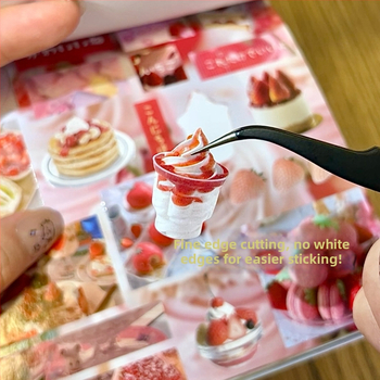 DIY samolepky na karty so sa kórejským papierovým výrezom, ručne vyrobená dekorácia do denníka, matný film obrazovky, OEM spracovanie