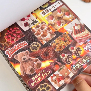 DIY samolepky na karty so sa kórejským papierovým výrezom, ručne vyrobená dekorácia do denníka, matný film obrazovky, OEM spracovanie