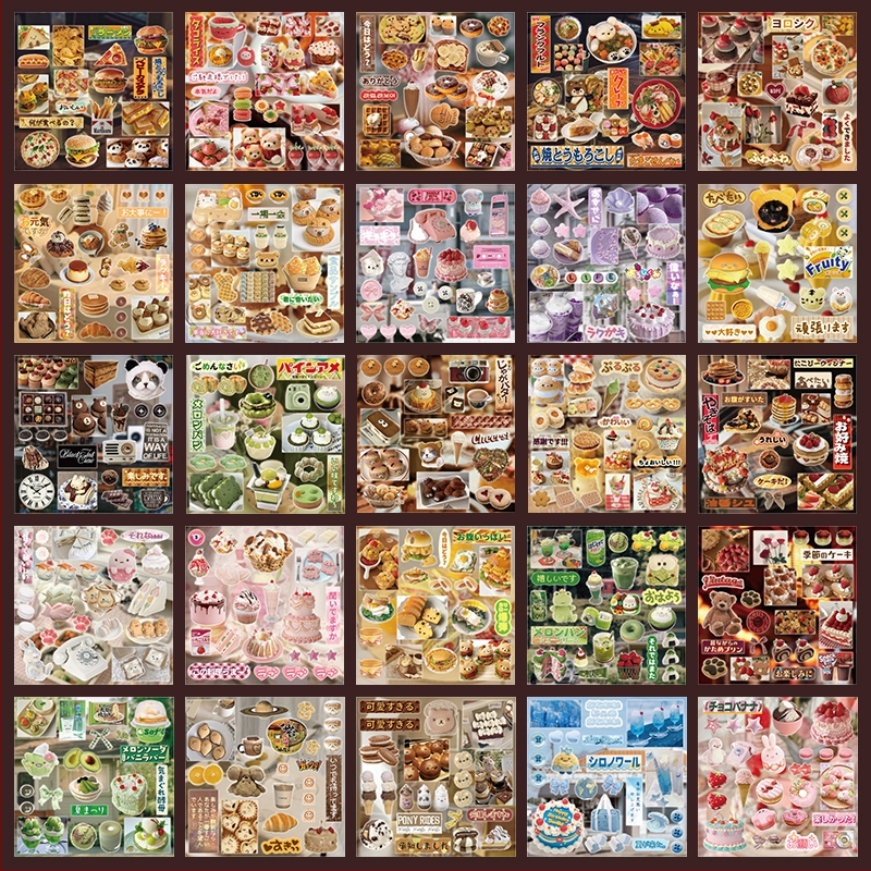 DIY samolepky na karty so sa kórejským papierovým výrezom, ručne vyrobená dekorácia do denníka, matný film obrazovky, OEM spracovanie