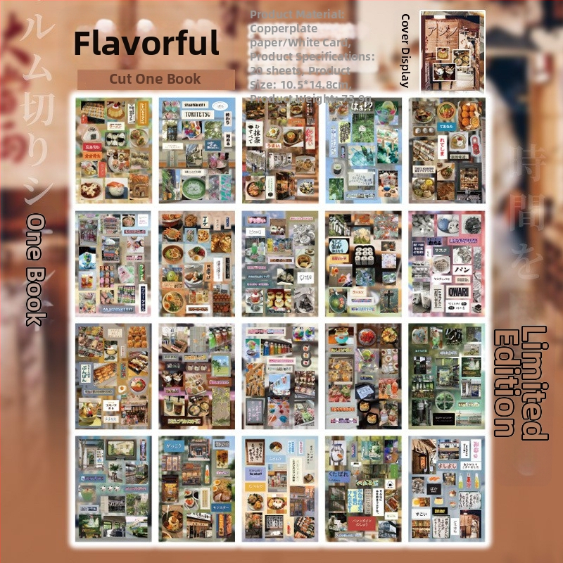 DIY samolepky na karty so sa kórejským papierovým výrezom, ručne vyrobená dekorácia do denníka, matný film obrazovky, OEM spracovanie