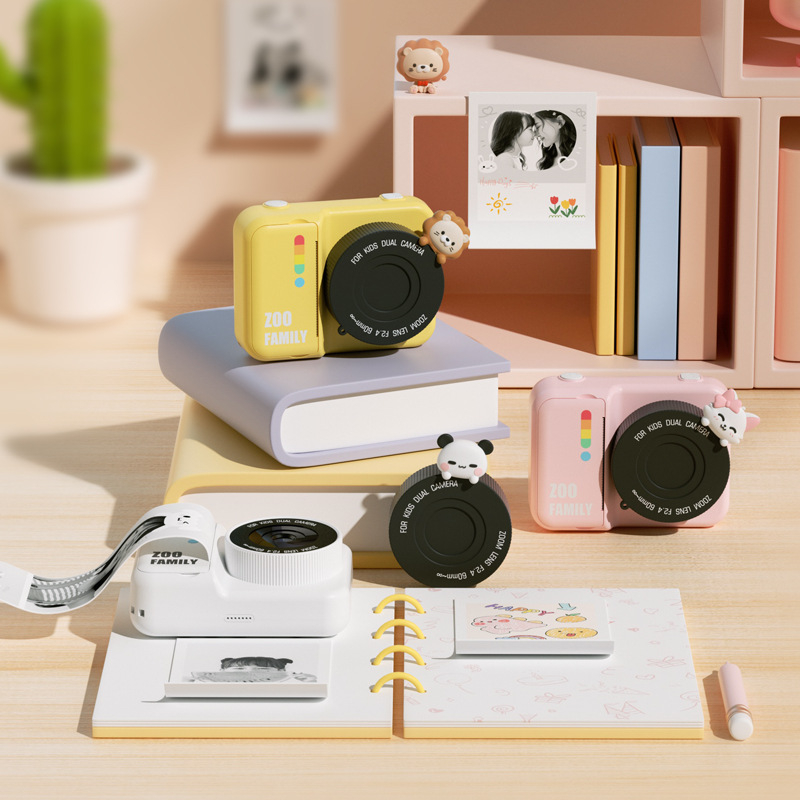 Polaroid kamera P2 WiFi-vel, képátvitel, azonnali termikus nyomtatás, TF-kártya tárhely (Model P2)