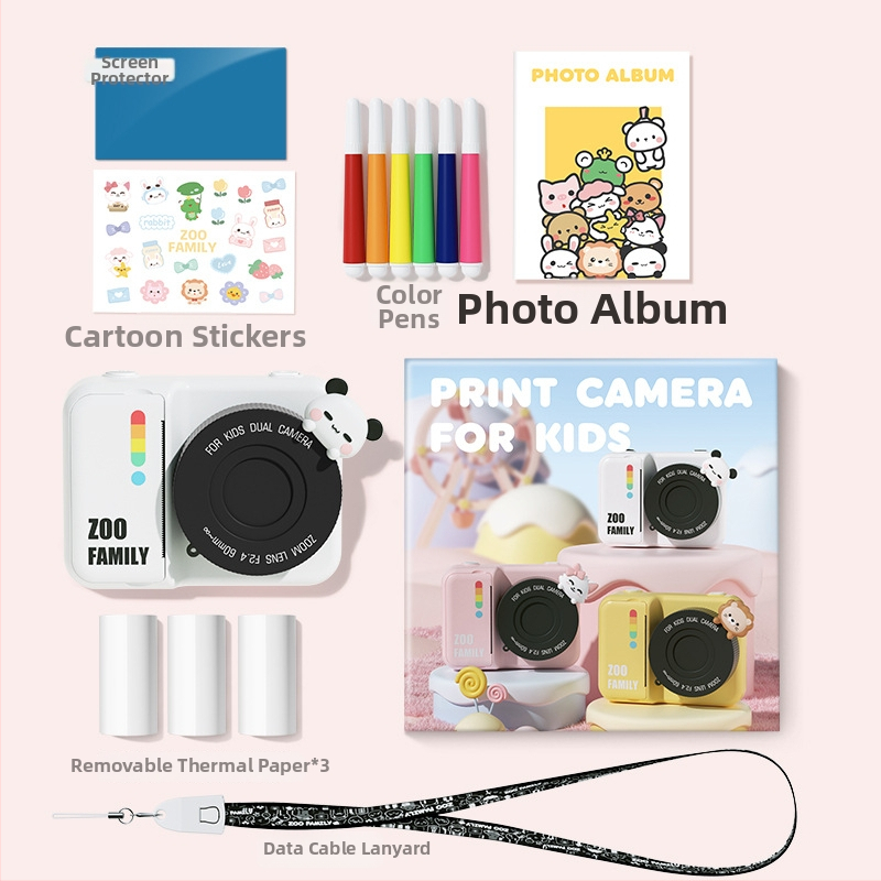 Polaroid kamera P2 so WiFi, prenos obrázkov, okamžitá termálna tlač, úložisko TF karty (Model P2)