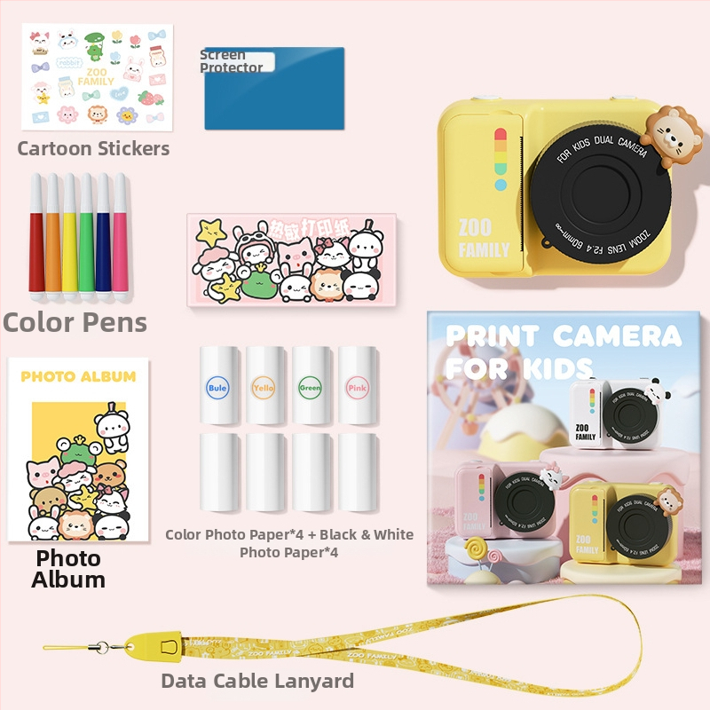 Polaroid kamera P2 so WiFi, prenos obrázkov, okamžitá termálna tlač, úložisko TF karty (Model P2)