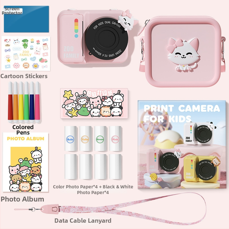 Polaroid kamera P2 so WiFi, prenos obrázkov, okamžitá termálna tlač, úložisko TF karty (Model P2)