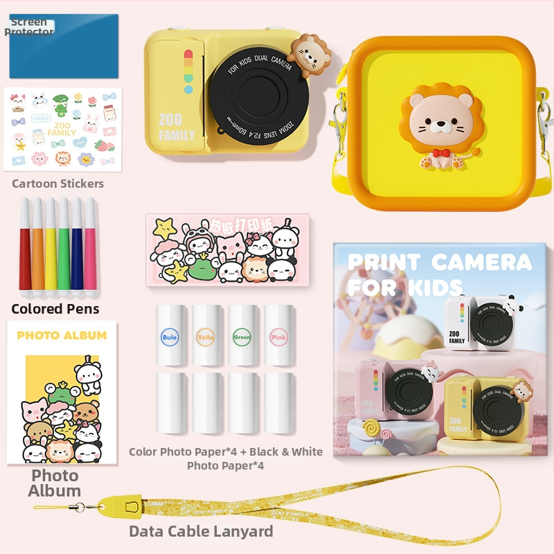 Polaroid kamera P2 so WiFi, prenos obrázkov, okamžitá termálna tlač, úložisko TF karty (Model P2)