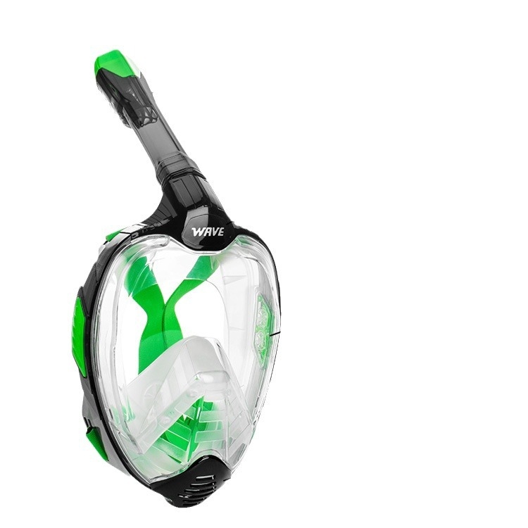 Wave σετ μάσκας κατάδυσης και στεγνού σνόρκελ για ελεύθερη κατάδυση – μεγάλος σκελετός, αντιθαμβωτικό, σιλικόνη, προέλευση Γκουανγκζού, WAVE/OEM, άλλη κατηγορία, προσαρμοστικό