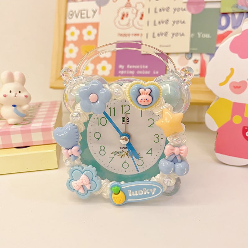 Часовник за деца: DIY комплект за часовник с аларма, едностранен, аналогов дисплей, външно захранване, пластмасов корпус