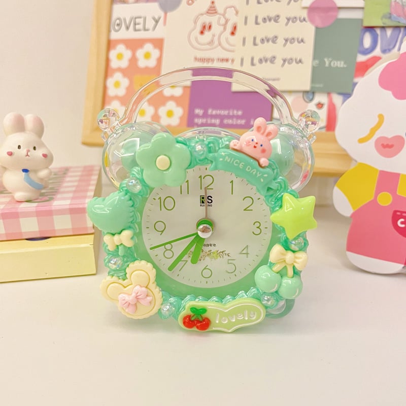 Часовник за деца: DIY комплект за часовник с аларма, едностранен, аналогов дисплей, външно захранване, пластмасов корпус
