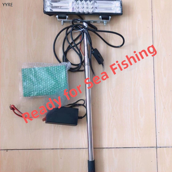 Podvodná lampička na ryby – ultra jasná, vodotesná, energeticky úsporná, kompletná sada