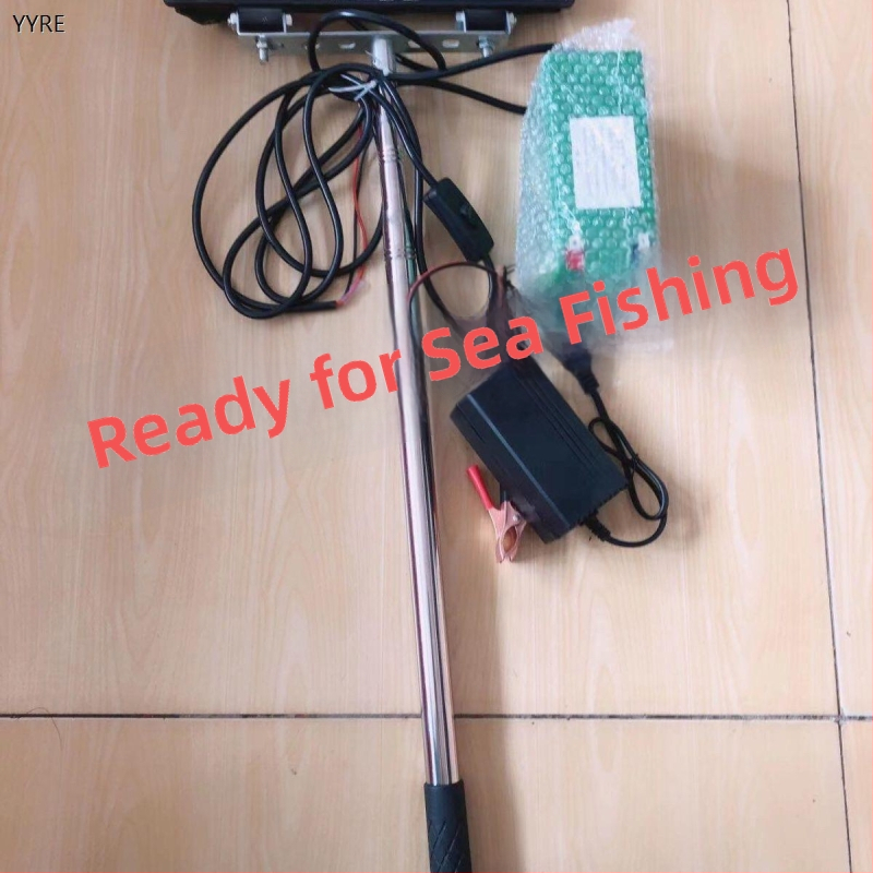 Podvodná lampička na ryby – ultra jasná, vodotesná, energeticky úsporná, kompletná sada