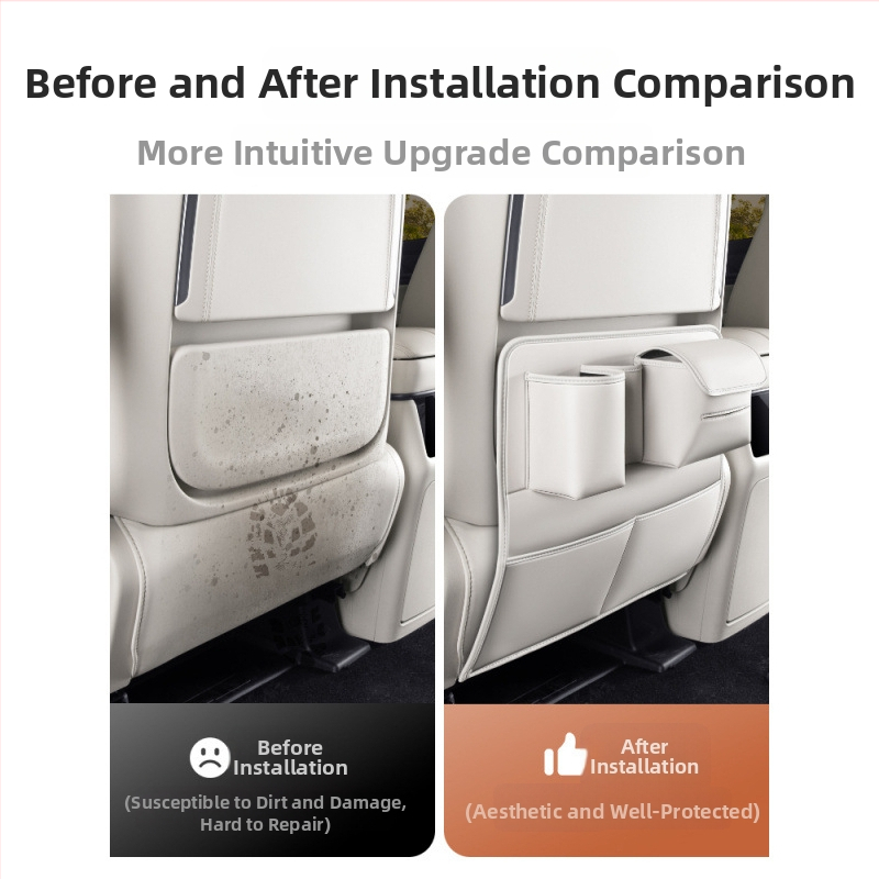 Dverová ochranná podložka pre zadné sedadlá Alpine, 7/8/9 miest, plastový materiál, viacfunkčný vnútorný doplnok