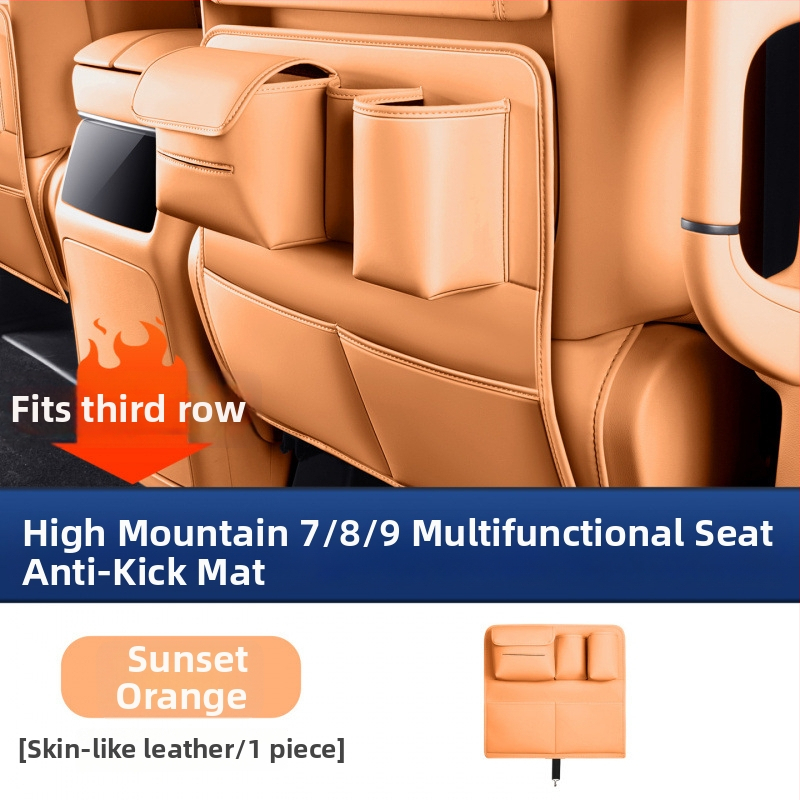 Dverová ochranná podložka pre zadné sedadlá Alpine, 7/8/9 miest, plastový materiál, viacfunkčný vnútorný doplnok