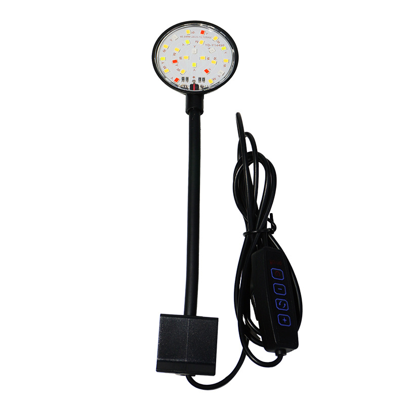 Klip svjetlo za akvarij USB, prilagodljivo LED, 3W