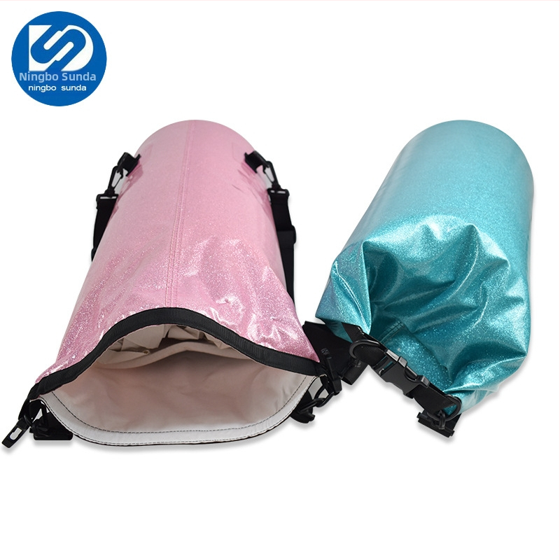 Vanjska vodootporna torba za rafting i kampiranje, prilagodljiva, PVC mrežasta tkanina, geometrijski uzorak, moguć tisak logotipa, Proizvodni kod Pdf2455