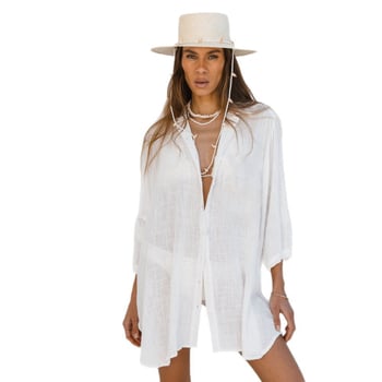 Plažni komplet: bikini kupaći kostim i pokrivalo za plažu za žene; glavna tkanina 80% poliester; podstava 20% poliester; težina 190 g