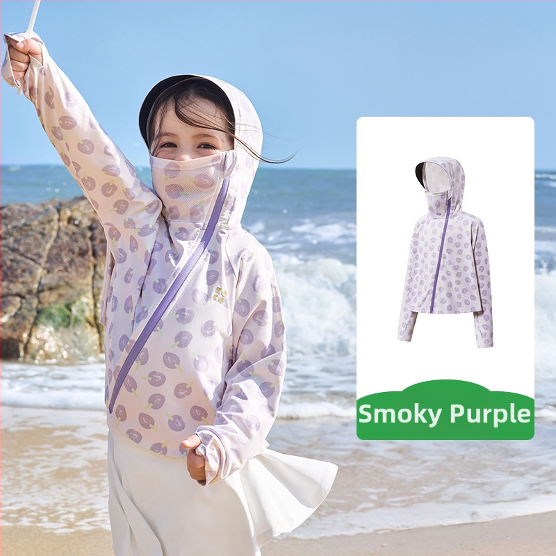 Kocotree Gyermekek UV-védelmes kapucnis poliészter kabát – könnyű, 2025 tavasz