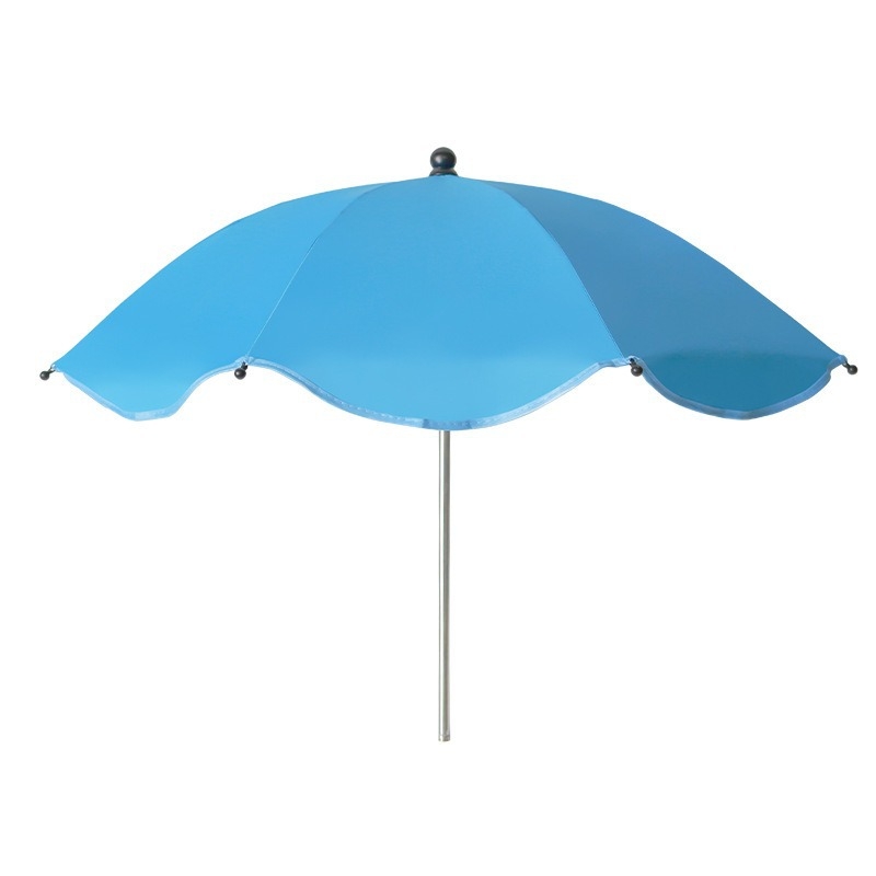 Kültéri növényekhez való ernyő – 8 bordás, acél tengely, szálas bordák, ütésálló vászon, UV védelem UPF 30+