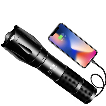 LED svjetiljka s power bankom za punjenje mobitela, ultra jaka, domet 200–500 m, 1600 mAh, 15 W, ručna generacija