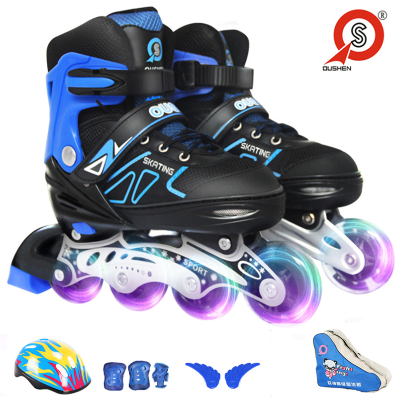 Inline patike za odrasle s potpuno mekom gornjom stranom, prilagodljive brzinske inline patike za djecu i učenike