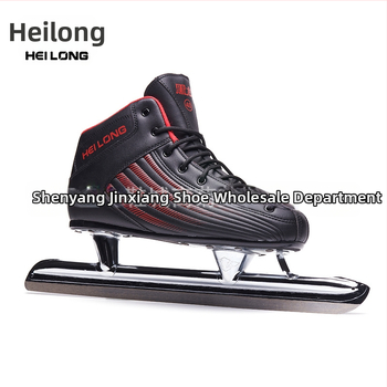 Black Dragon topánky na rýchlostné korčuľovanie – pre dospelých aj deti, oceľový materiál, na korčuľovanie