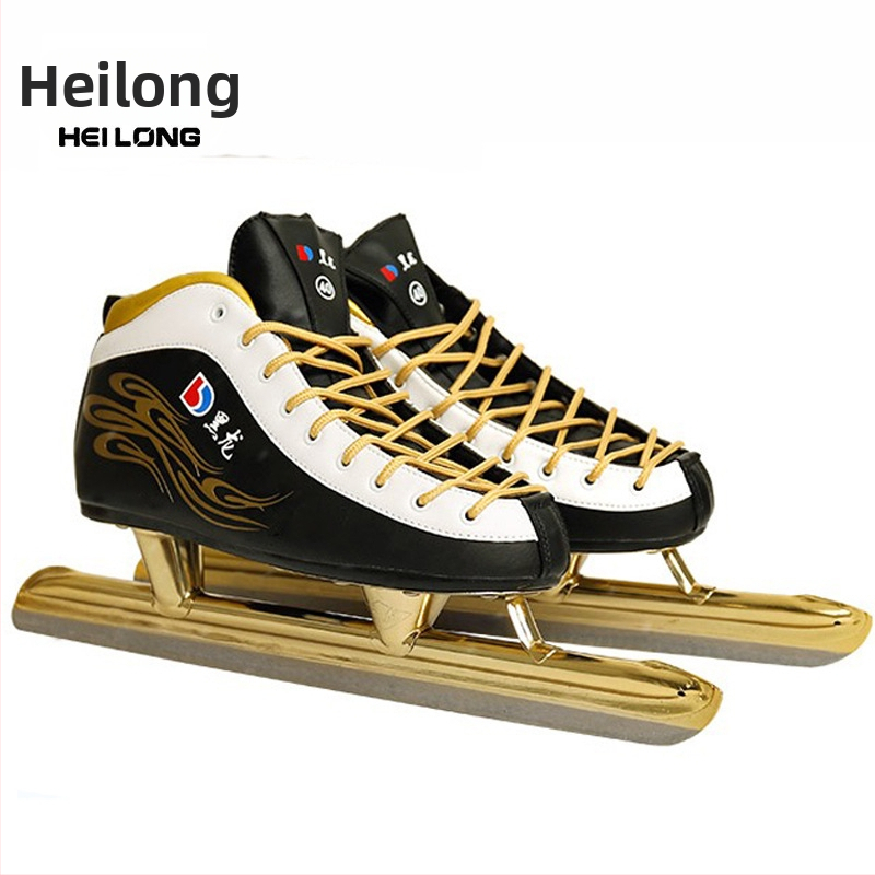 Black Dragon topánky na rýchlostné korčuľovanie – pre dospelých aj deti, oceľový materiál, na korčuľovanie