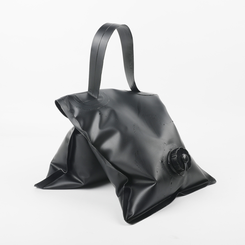 Vanjska vodena torba s težinom, PVC mrežasta tkanina, kapacitet 8 kg, vodootporan materijal, pogodna za planinarenje i kampiranje