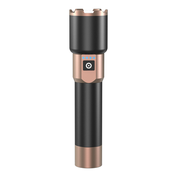 LED baterijska svjetiljka s funkcijom Power Bank, tijelo od aluminijske legure, 4000mAh, 15W, domet 200–500m, 360° rotacija, ručni generator, prenosno vanjsko osvjetljenje