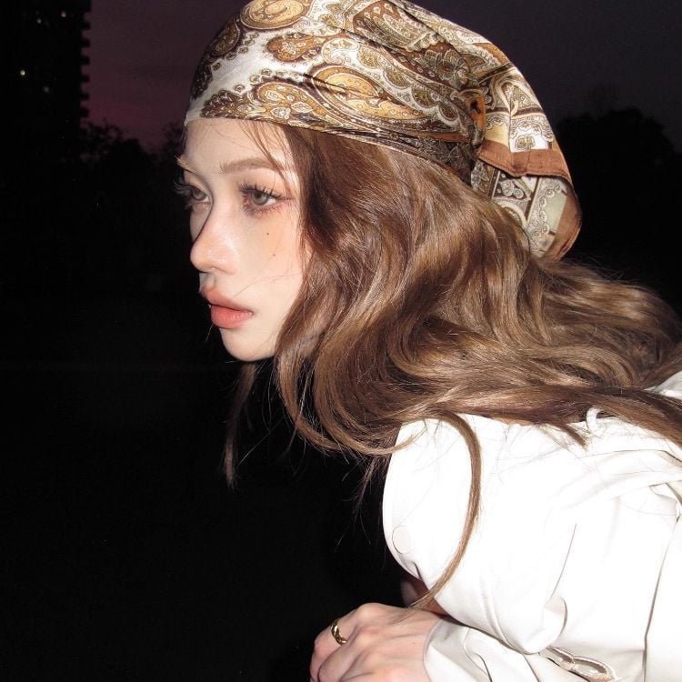 Ženski šal u američkom stilu Paisley vintage, originalni dizajn, jesen 2025, warp tkanje, poliester, porijeklo: Jinhua