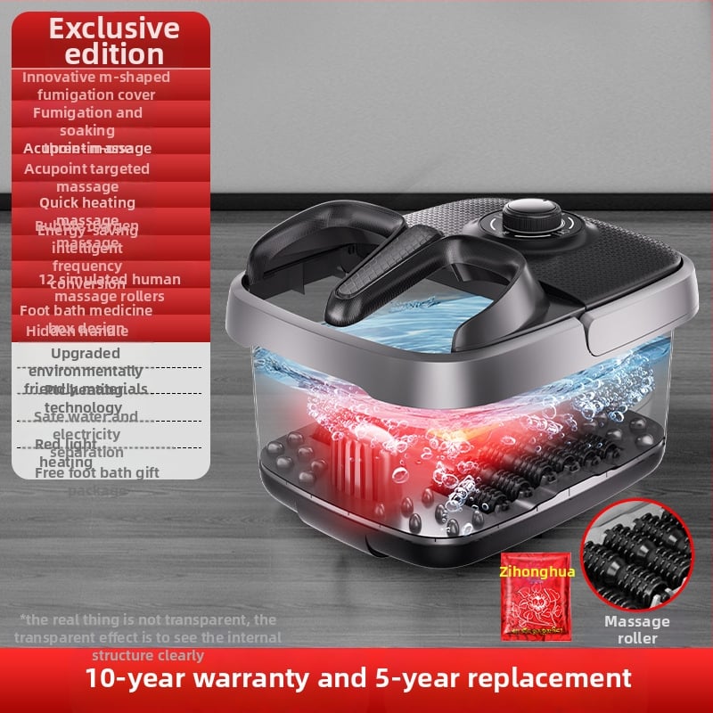 Ηλεκτρική μπανιέρα ποδιών 030 με έλεγχο μέσω μικροϋπολογιστή, PTC θερμαντήρας, χωρητικότητα 8–10 L, ισχύς κάτω των 800 W