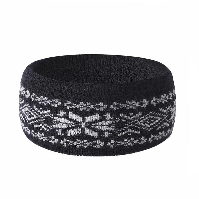 Vintage női kötött fejpánt – meleg, masni alakú fejfedő, az őszi 2025 szezonhoz