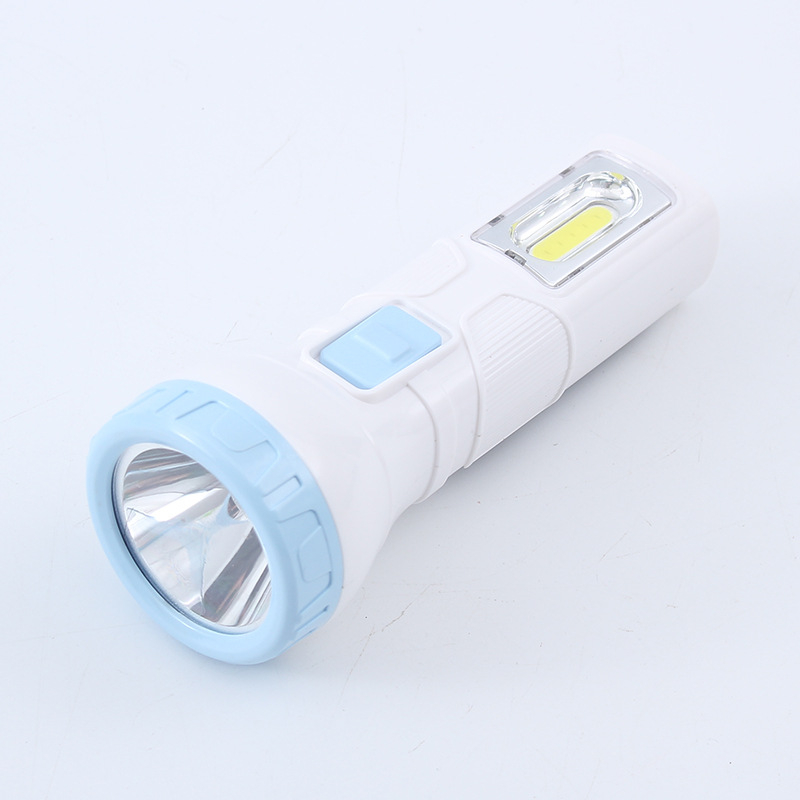 LED svjetiljka od ABS plastike, USB punjenje, 500mAh baterija, domet do 100 m, za planinarenje, kampiranje, nužne situacije i patrolu