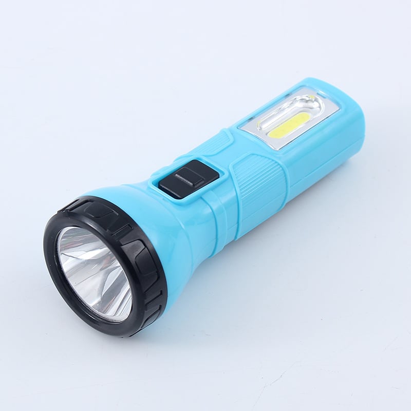 LED svjetiljka od ABS plastike, USB punjenje, 500mAh baterija, domet do 100 m, za planinarenje, kampiranje, nužne situacije i patrolu